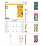 2026 Memo Calendar with shopping pad & pen