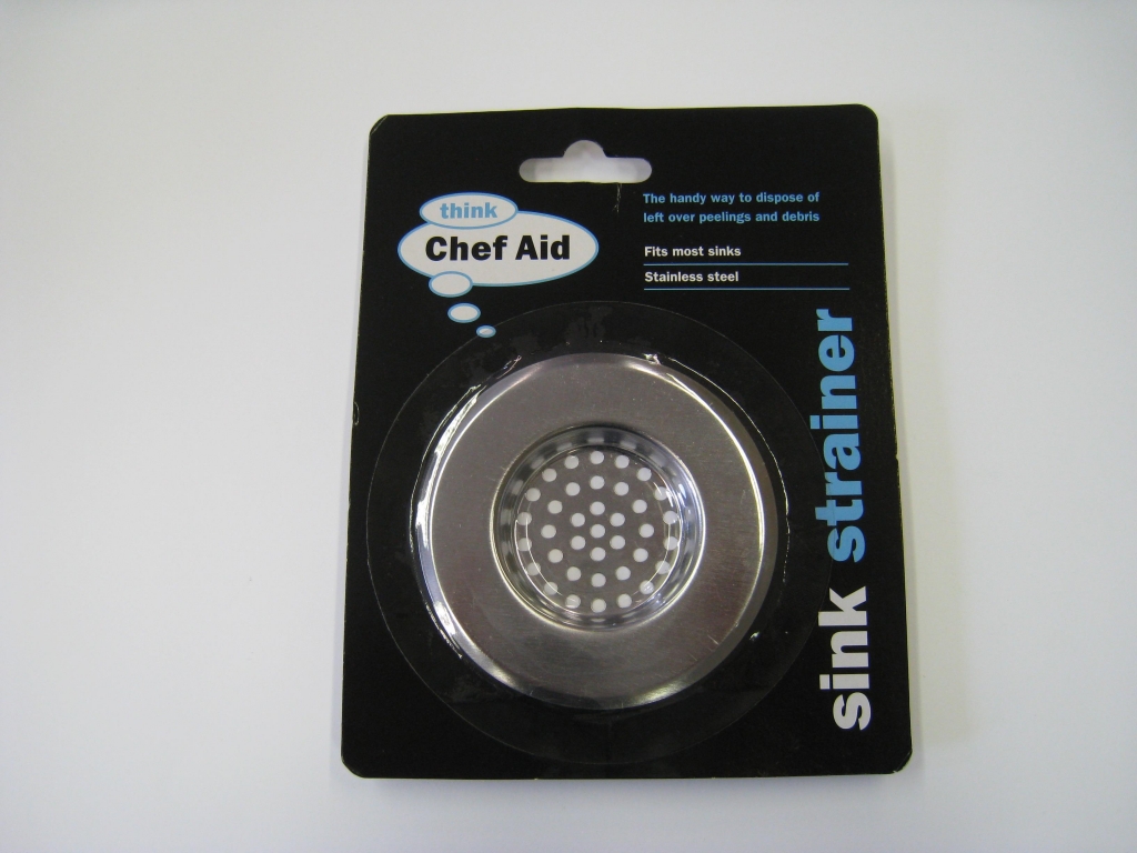 Chef Aid Mini S/S Sink Strainer - Click Image to Close