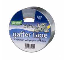 Ultratape Rhino 50mm X 50M Silver Cloth Tape