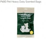 Pet Heavy Duty Scented Bags Pack Of 80