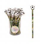 Football Pencil With Eraser Top X 24 ( 17p Each )