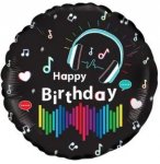 18" Media Music Birthday Holographic