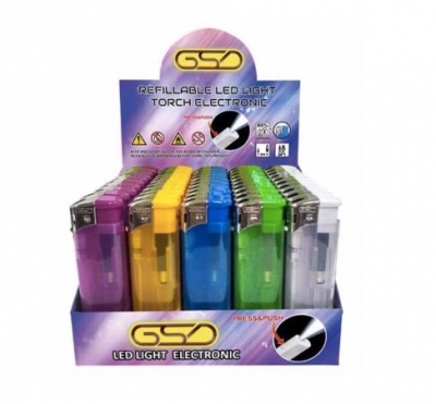 GSD Electronic Refillable Lighter 50 Pack
