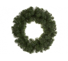 18" Pvc Wreath With 120 Tips W/hang Tag