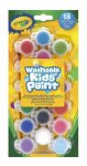 Crayola 18 Washable Kids Paint 88.7ml ( 54-0125 )