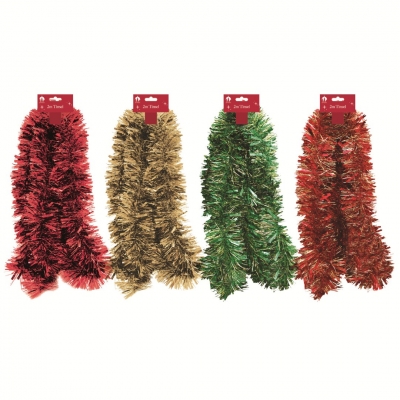 Christmas Chunky Traditional Mix Tinsel 2m