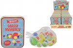 "Retro" 21 Pcs Glass Marbles In Tin Box