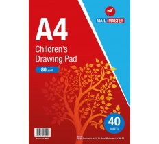 Mail Master A4 Children Drawing Pad 80Gsm 40 Sheets