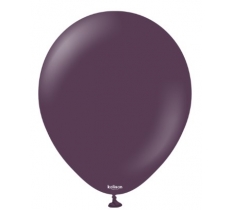 Kalisan 12" Standard Plum Latex Balloon 100pack