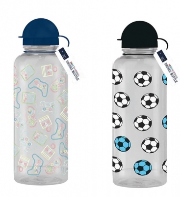 Boys Printed Drinks Bottle 600ml