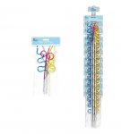 Silly Straws 5pk With Clip Strip