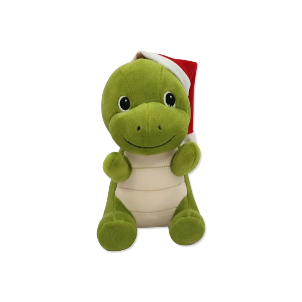 Christmas Dino Plush 8" - Click Image to Close