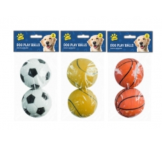 Rubber Play Ball 2pk