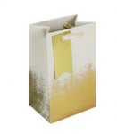Cream Gold Distressed Perfume Bag
