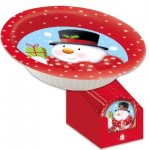 XMAS PAPER BOWL PACK OF 6