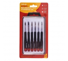 Amtech 6 Pack Precision Torx Screwdriver Set