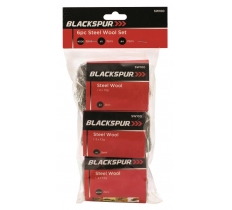 Blackspur 6Pc Steel Wool Set