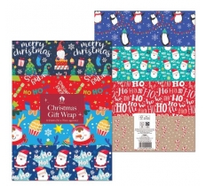 Christmas Wrap XMAS 8 Sheet Pack