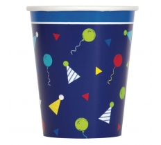 Peppy Birthday 9oz Paper Cups 8Ct