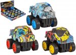 Pull Back Graffiti Truck Racer 6cm