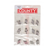 County Assorted Fuses 3 Pack X 12