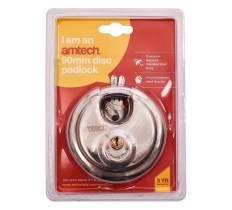 Amtech 90mm Disc Padlock