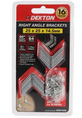 Dekton 16pcs Right Angle Bracket