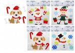 Christmas Gel Window Stickers 20cm X 20cm ( Assorted )