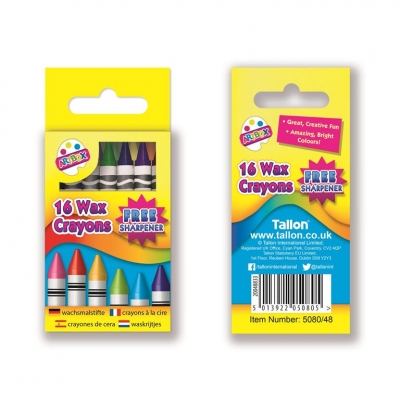 Tallon 16 Wax Crayons