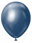 Kalisan 12" Mirror Navy Latex Balloon 50 Pack