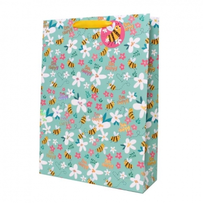 Gift Bag - Bees Design - X Large