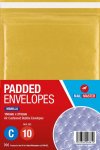 Mail Master C Manilla Padded Envelope 10 Pack