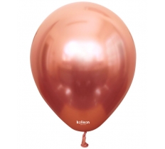 Kalisan 5" Mirror Rose Gold Balloon 100 Pack