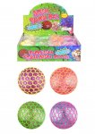 LIGHT UP SQUEEZE SQUISHY MESH BALL 7CM