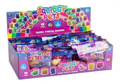 SQUIDGY PETS 5pk - Pastel/Glitter