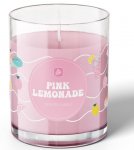 150G Glass Jar Candle With Lid - Pink Lemonade