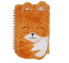 Paper Jam A5 Plush Notebook Kuwai Fox Design