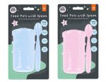 Food Pots With Spoon 110ml 3 Pack