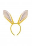 HEADBAND BUNNY EARS YELLOW 27CM X 28CM