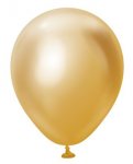 Kalisan 5" Mirror Gold Balloons 100 Pack