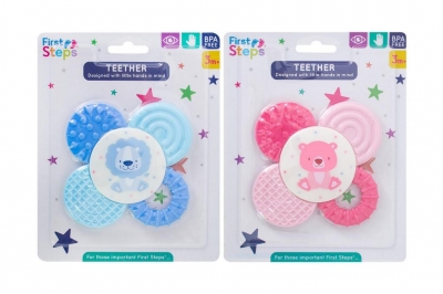 First Steps Multitexture Teether ( Assorted Colours )