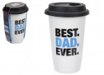 Fathers Day Best Dad Travel Mug Double Wall With Lid 320ml