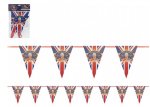 Union Jack Card Triangle Bunting 21'