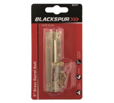 Blackspur 3" Brass Barrel Bolt