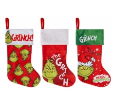Grinch Small Fleece Stocking 46cm