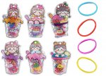 Beau Elastic Hair Bands In Bubble Tea Pouch