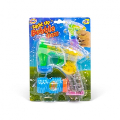 Light Up Bubbles Gun ( Battery Operated )