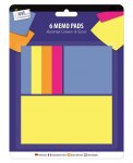 Memo Stickers Neon Variety 3 Sizes