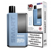 IVG Smart 5500 Blue Sour Raspberry Disposable Vape Kit