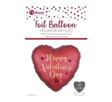 VALENTINES DAY HEART FOIL BALLOON